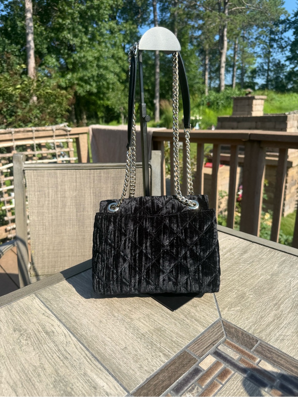 EUC Kate Spade New York Natalia Crushed Velvet Small Flap
Crossbody - Picture 3 of 9